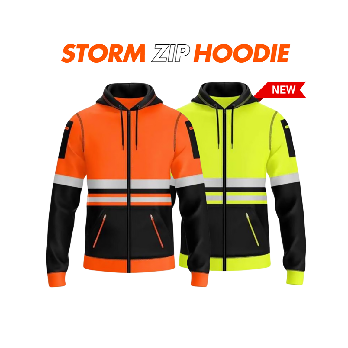 HXM VoltGuard Reflective Work Hoodie