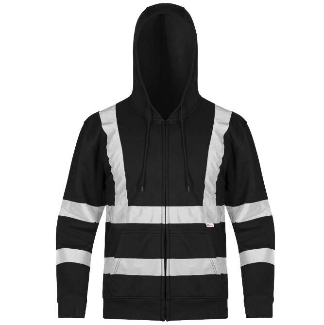 HXM SafeGlow Zip Work Hoodie