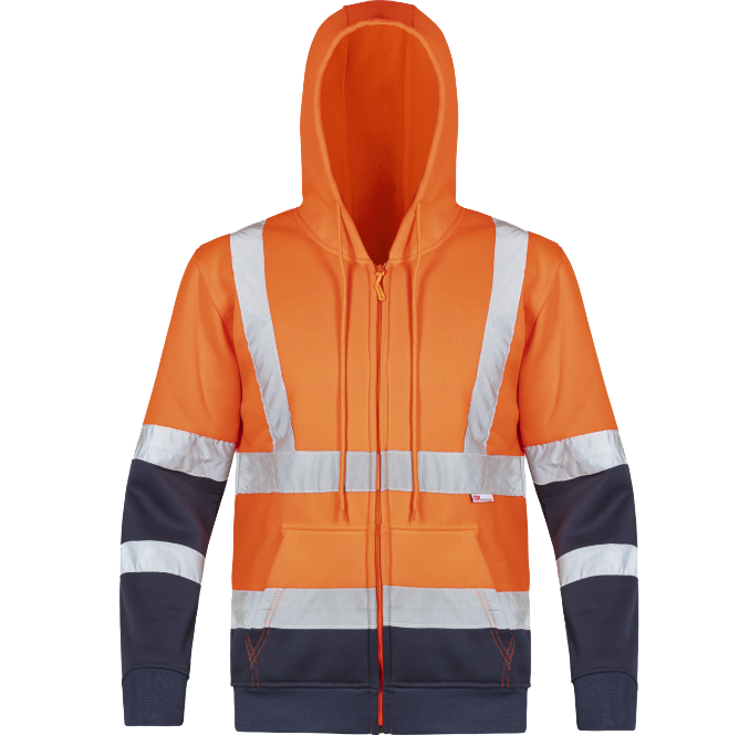 HXM SafeGlow Zip Work Hoodie