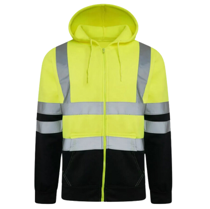HXM SafeGlow Zip Work Hoodie