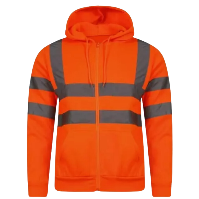 HXM SafeGlow Zip Work Hoodie