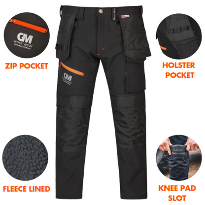 HXM IronFlex Softshell Work Trousers