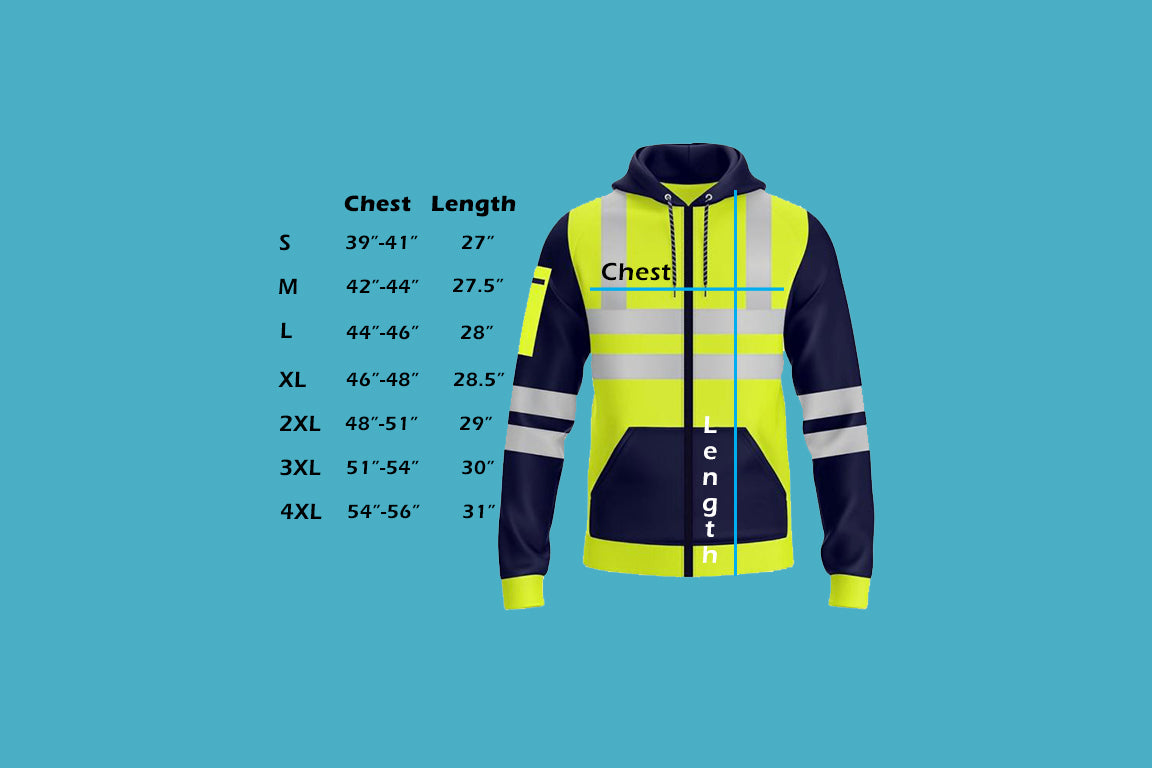 HXM DayStrike Reflective Work Zip Hoodie