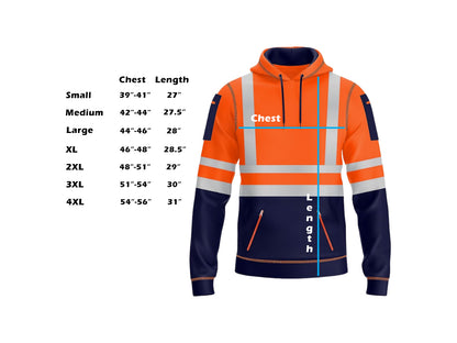 HXM SignalFlare Safety Zip Hoodie