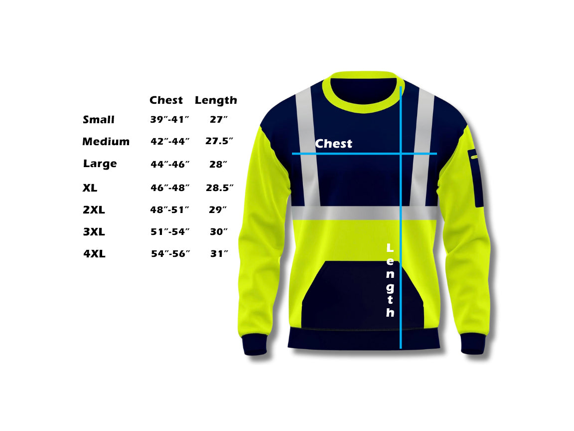HXM NovaGuard Reflective Crew Sweatshirt