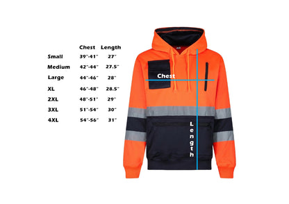 HXM VisiGuard Reflective Pullover Hoodie