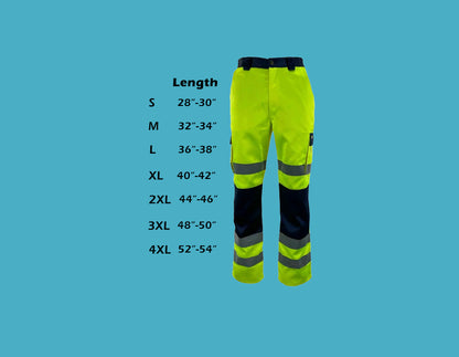 HXM TitanGuard 500D Reflective Work Trousers