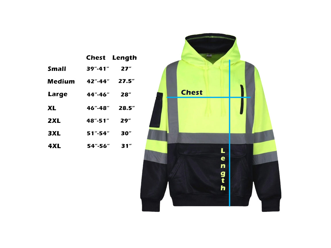 HXM GlowForge Reflective Pullover Hoodie