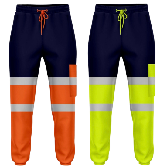 Picture of High Visibility Reflective Mens Joggers, Trackies, Track Pants, Tracksuit bottoms