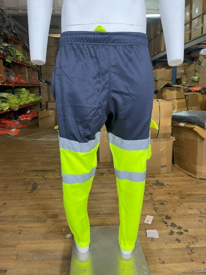 Picture of High Visibility Reflective Mens Joggers, Trackies, Track Pants, Tracksuit bottoms