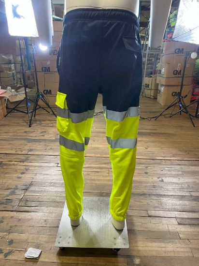 Picture of High Visibility Reflective Mens Joggers, Trackies, Track Pants, Tracksuit bottoms