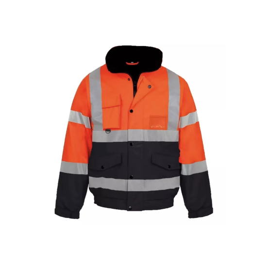 Picture of High Visibility Reflective  Bomber Jacket Coat, Water Resistant, Weatherproof Coverage, Menswear