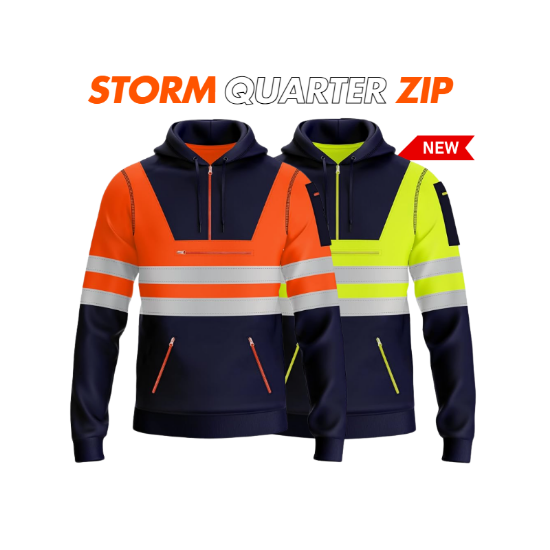 Picture of Reflective Quarter Zip Hoodie